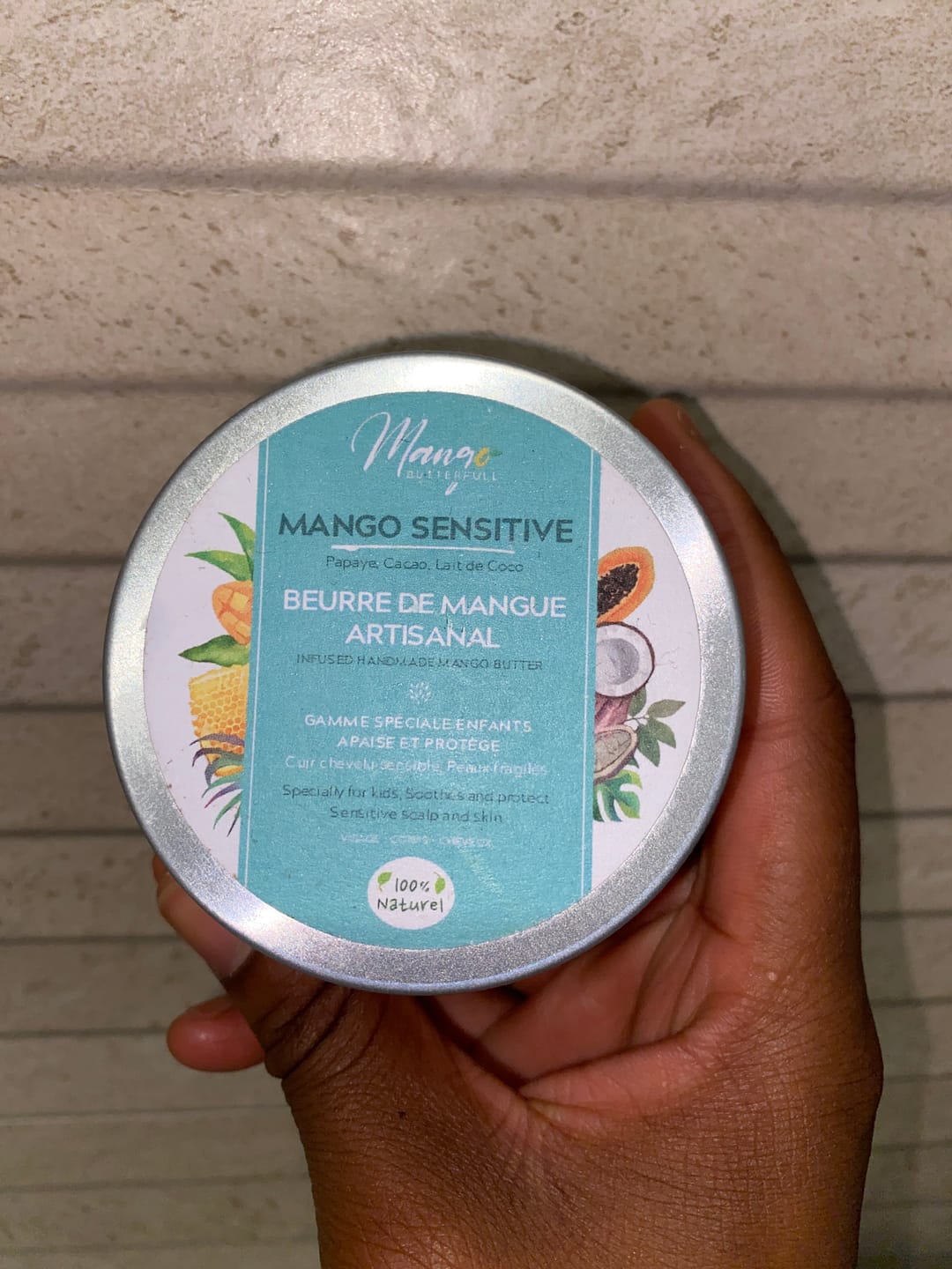 Customer photo review of Beurre de mangue artisanal SENSITIVE