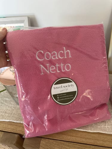 Customer photo review of Car Seat Towel PINK