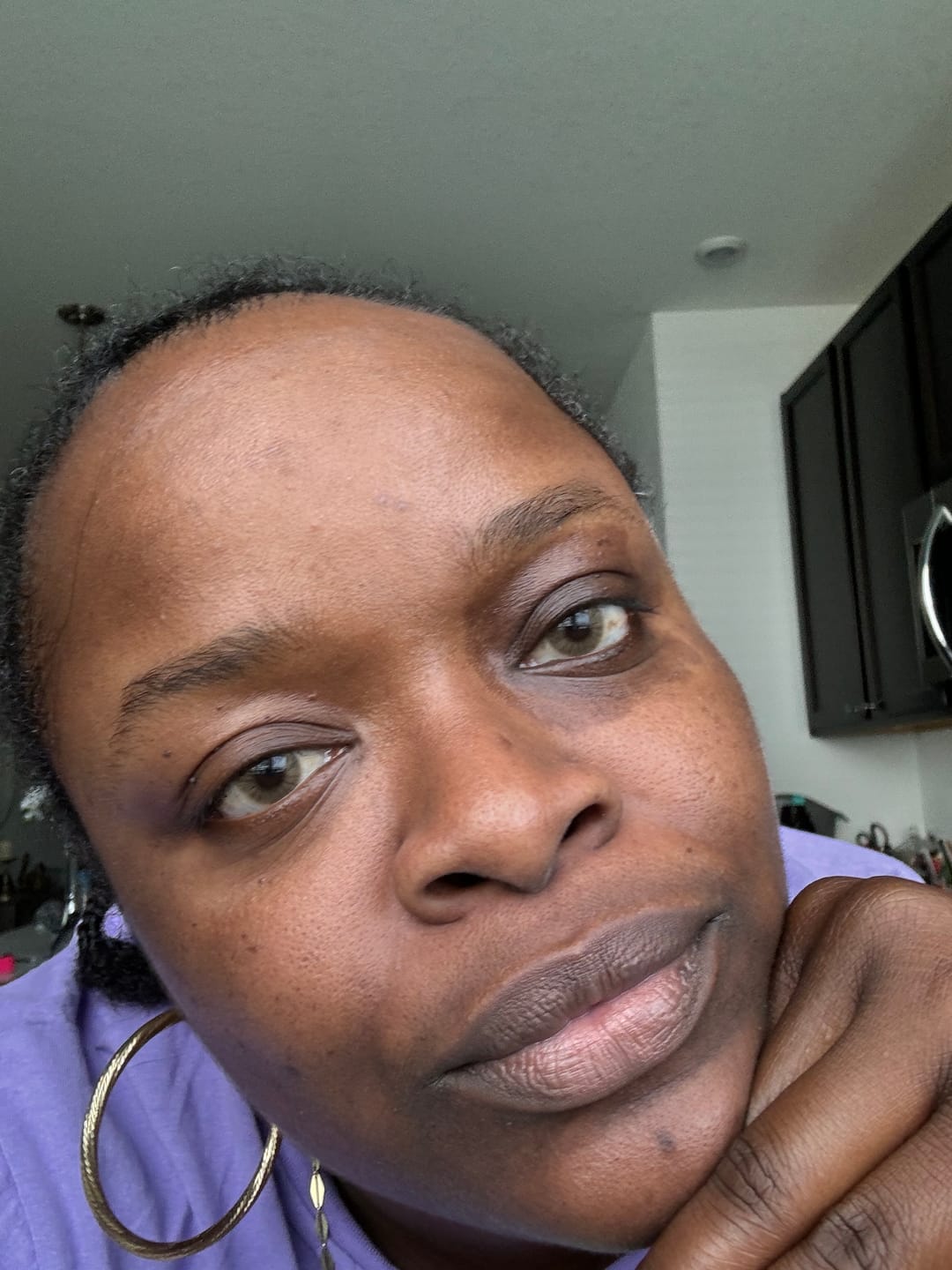 Customer photo review of Hidrocor AVELA Brown Prescription Colored Contact Lenses