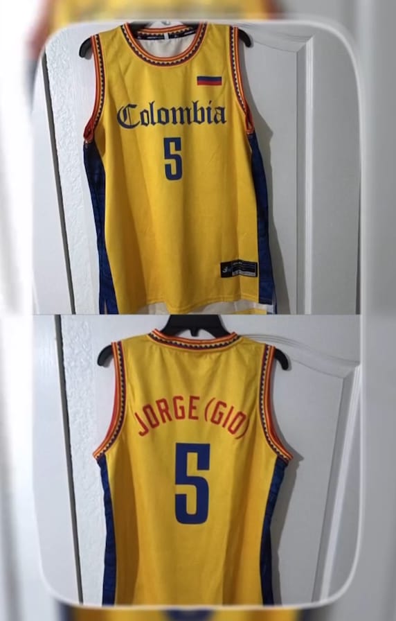 Customer photo review of Colombia Custom Basketball Jersey