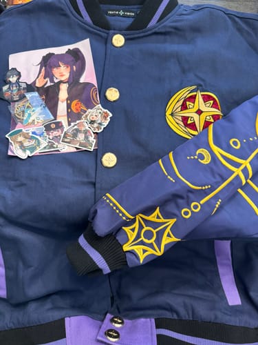 Customer photo review of Genshin Varsity Jacket Preorder