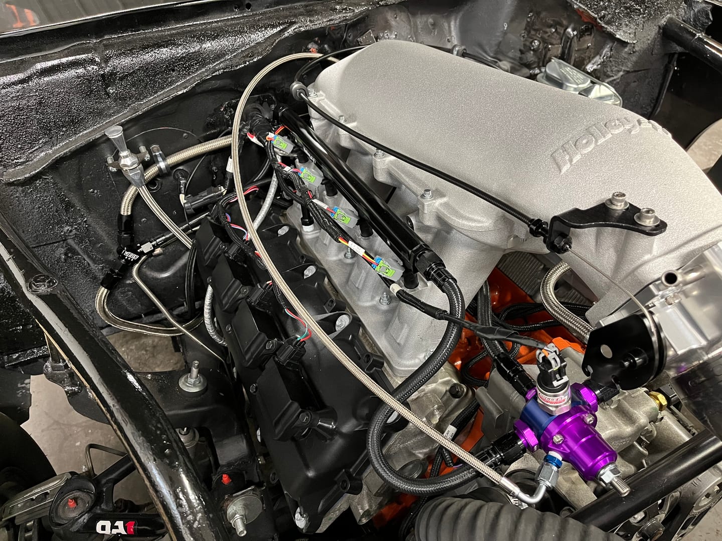 Customer photo review of Motion Raceworks 48" Throttle Cable w/ GM/Ford Pedal Attachment 18-141