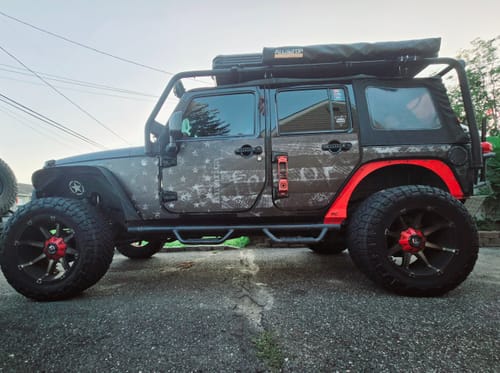 Customer photo review of MEK Removable Trail Armor: JKU