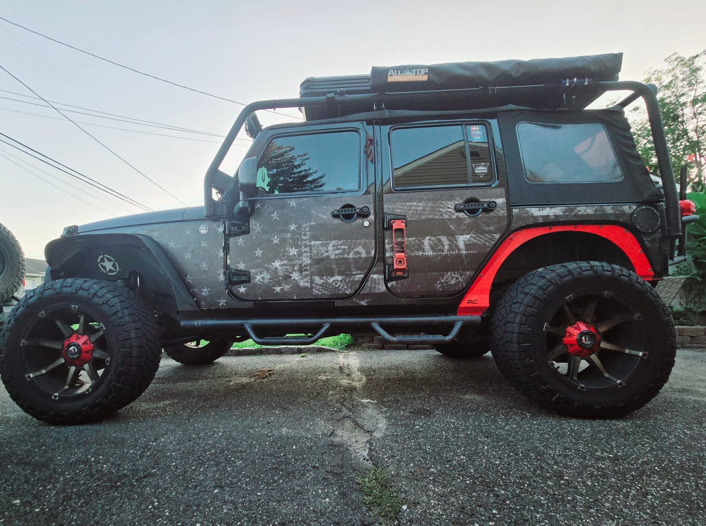 Customer photo review of MEK Removable Trail Armor: JKU