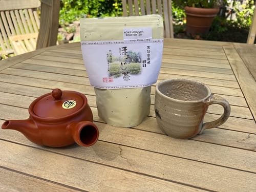 Customer photo review of Roasted Hojicha Green Tea Noike