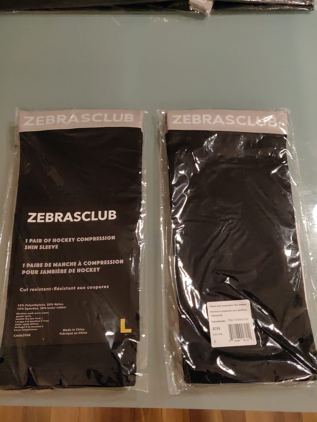 Customer photo review of COMPRESSION SHIN SLEEVE