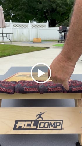 Customer video review of 2024 Fire Incinerator Cornhole Bags - Set of 4