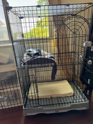 Customer photo review of 多功能雙層貓籠 貓咪別墅 大尺寸貓籠 貓籠 貓屋