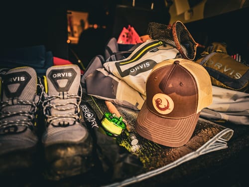 Customer photo review of Leather Patch Trucker