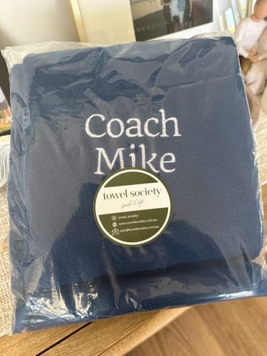 Customer photo review of Car Seat Towel BLUE