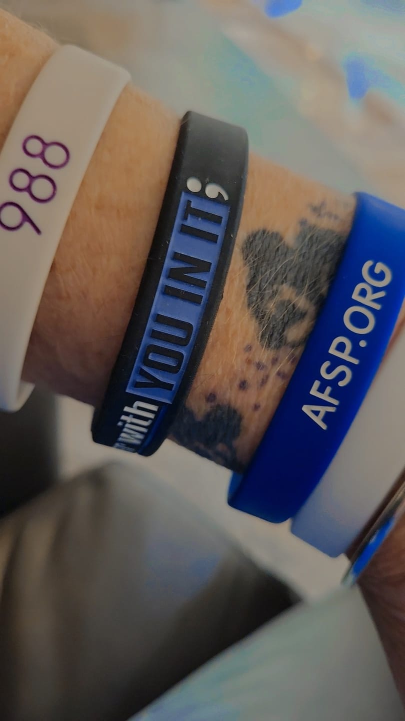 Customer photo review of You Belong Here - Silicone Bracelet