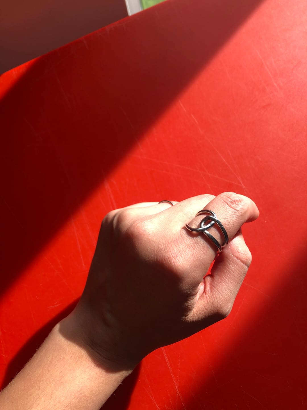 Customer photo review of Astrid Silver Ring