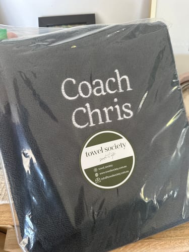 Customer photo review of Car Seat Towel CHARCOAL GREY