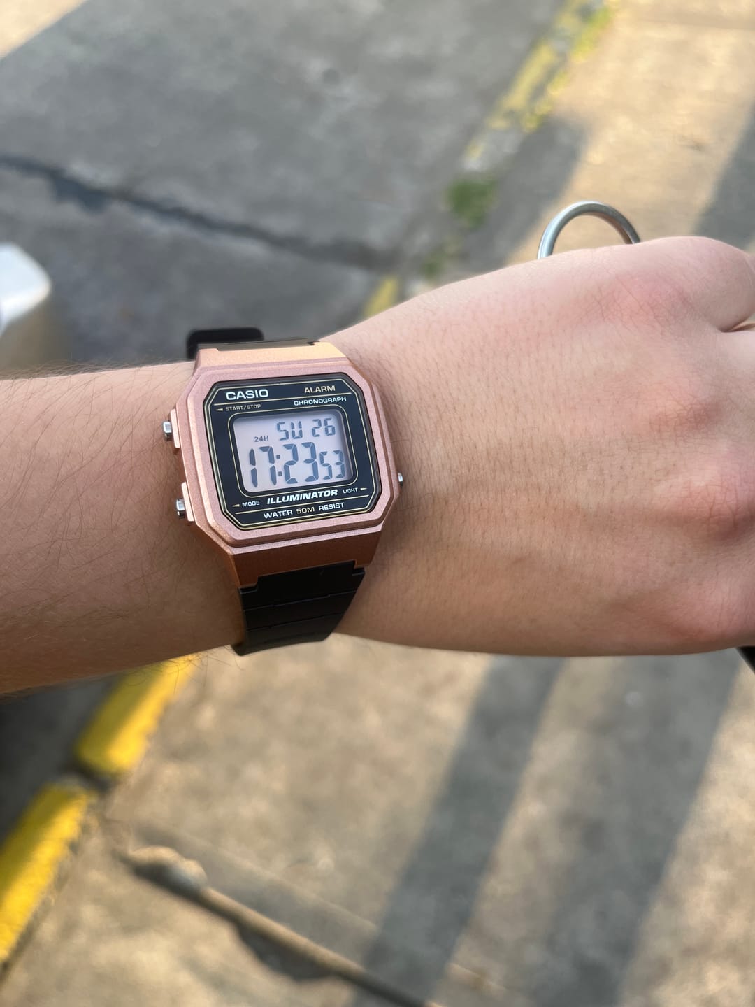 Customer photo review of Reloj Casio Vintage W-217HM-5AVDF Rosado