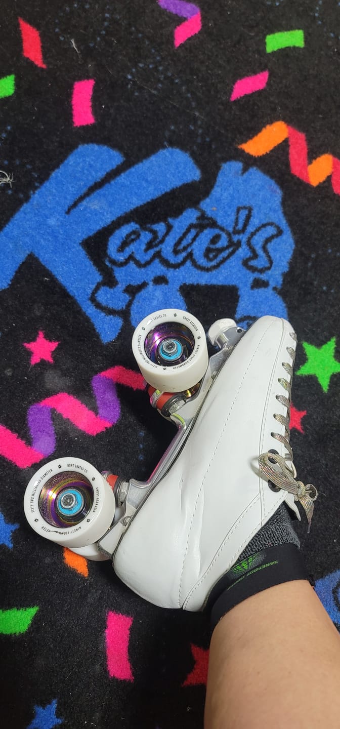 Customer photo review of Ghost Assassin Indoor & Jam Roller Skate Wheels
