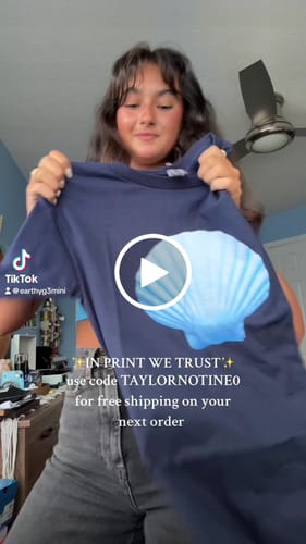 Customer video review of 'She Sells Seashells' baby tee
