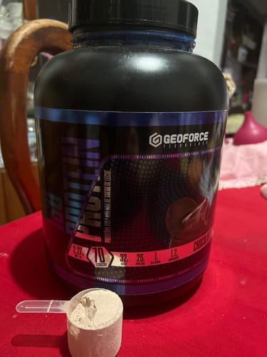 Customer photo review of ISO PROTEIN GEOFORCE 2.27 KG
