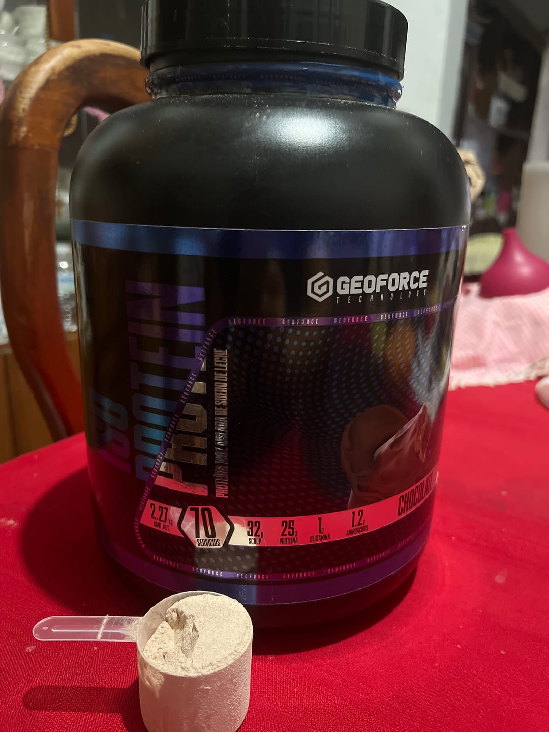 Customer photo review of ISO PROTEIN GEOFORCE 2.27 KG