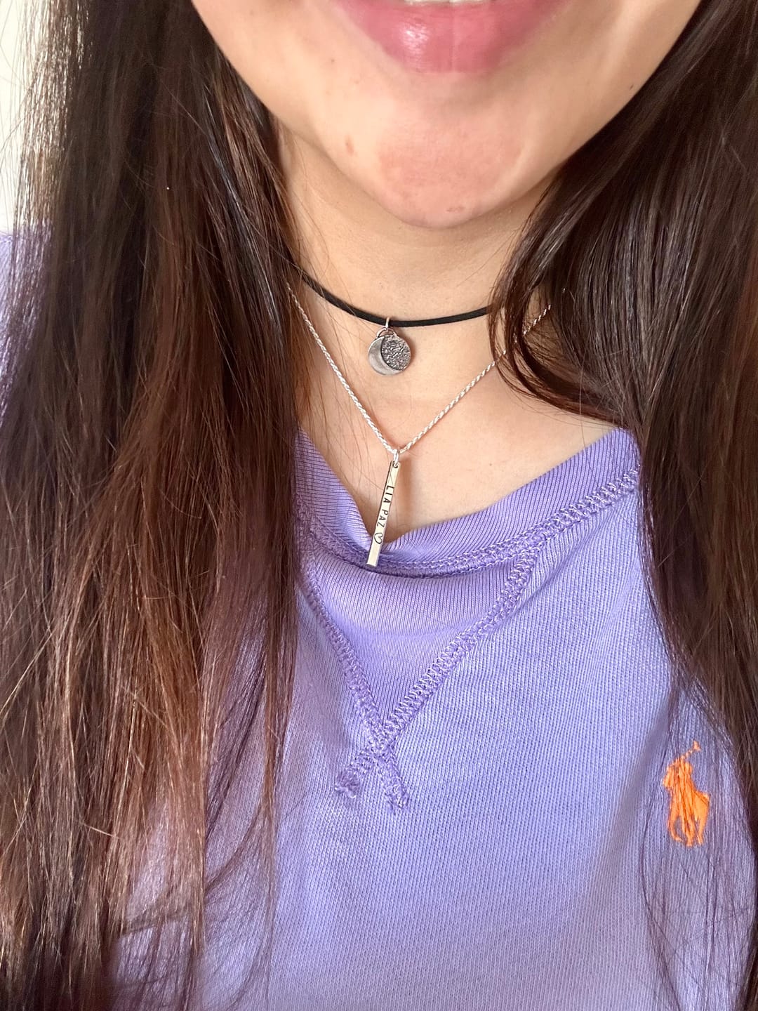 Customer photo review of Colgante mini Lingote Personalizado