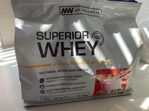 Customer photo review of My Wellness Superior Whey Protein
