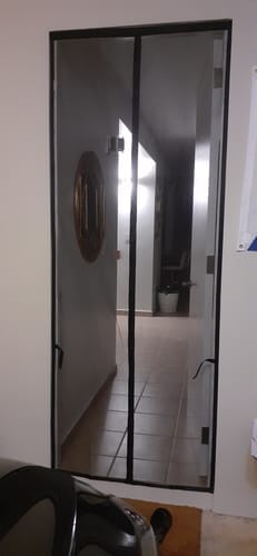 Customer photo review of Best Magnetic Screen Door（Regular Size）