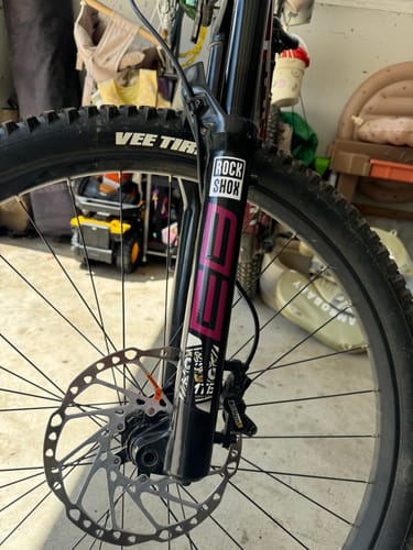 Customer photo review of Custom RockShox ZEB Decal