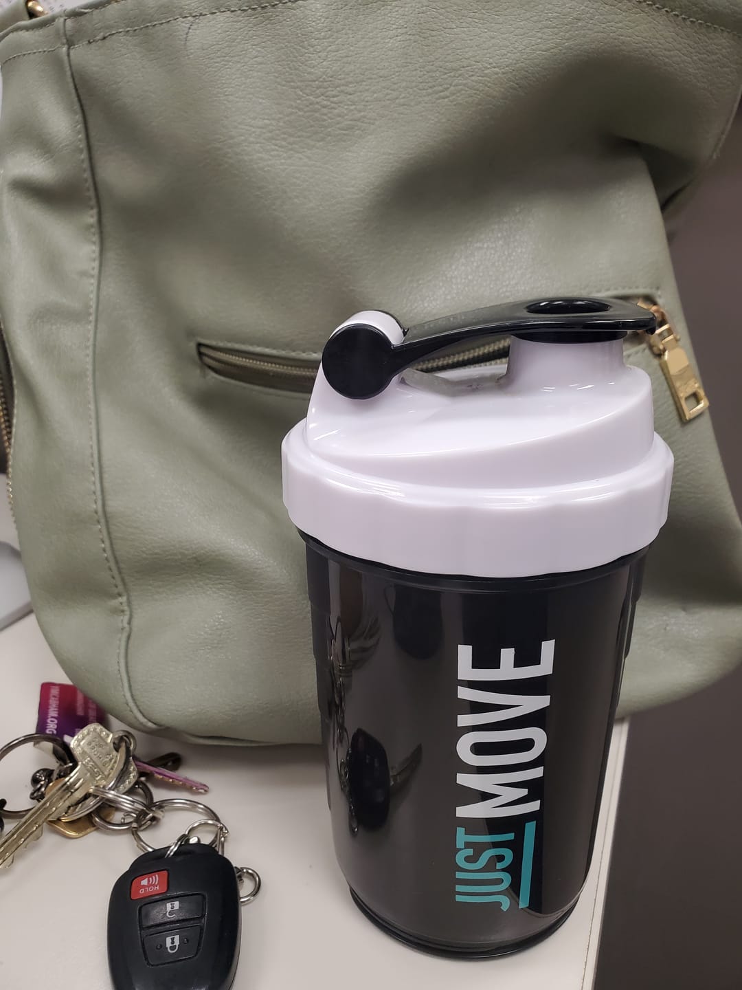 Customer photo review of Just Move Shaker Cup