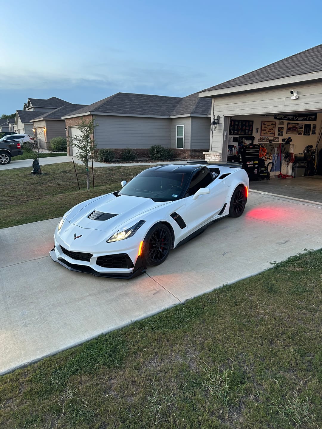 Customer photo review of Corvette C7 ZR1 Conversion Front Bumper Kit