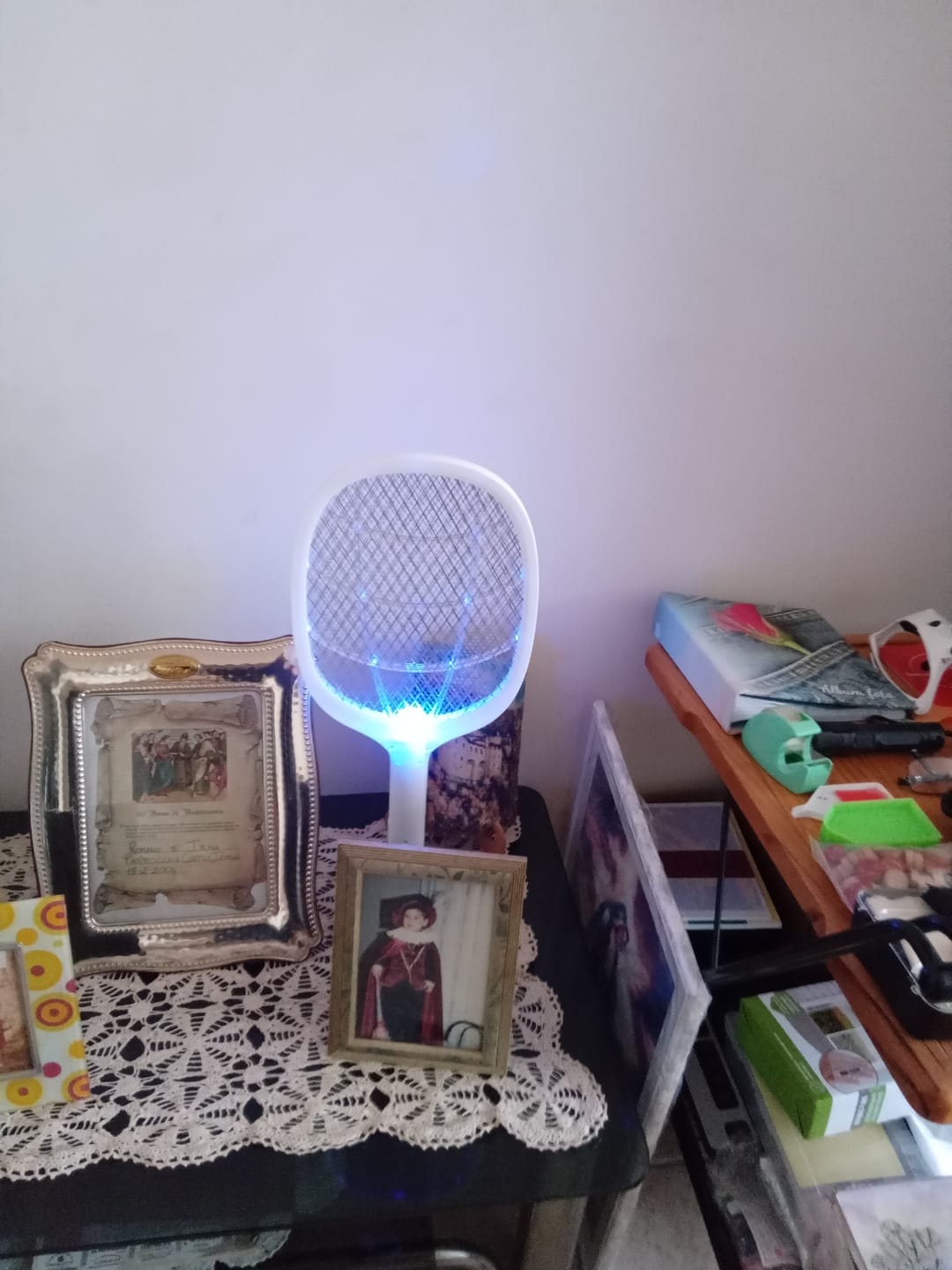 Customer photo review of (2 Pezzi) - Racchette Zanzare Elettriche Ricaricabili 2 in 1 Lampada Led Fulmina Insetti