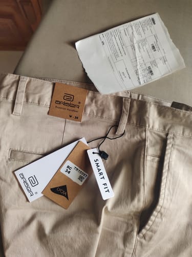 Customer photo review of Bronx Chinos - Light Sandal Trouser For Men | Ariser