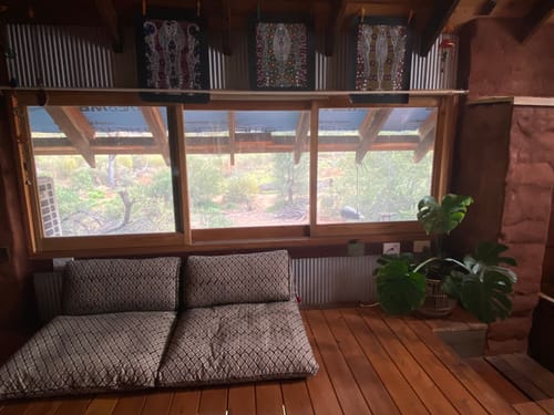 Customer photo review of Black leaf zabuton