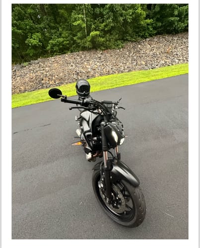 Customer photo review of Rhino Moto - Gen 2 - Threaded Mirror Mount & Mirror Kits - MT-07 (FZ-07) 2016-2024