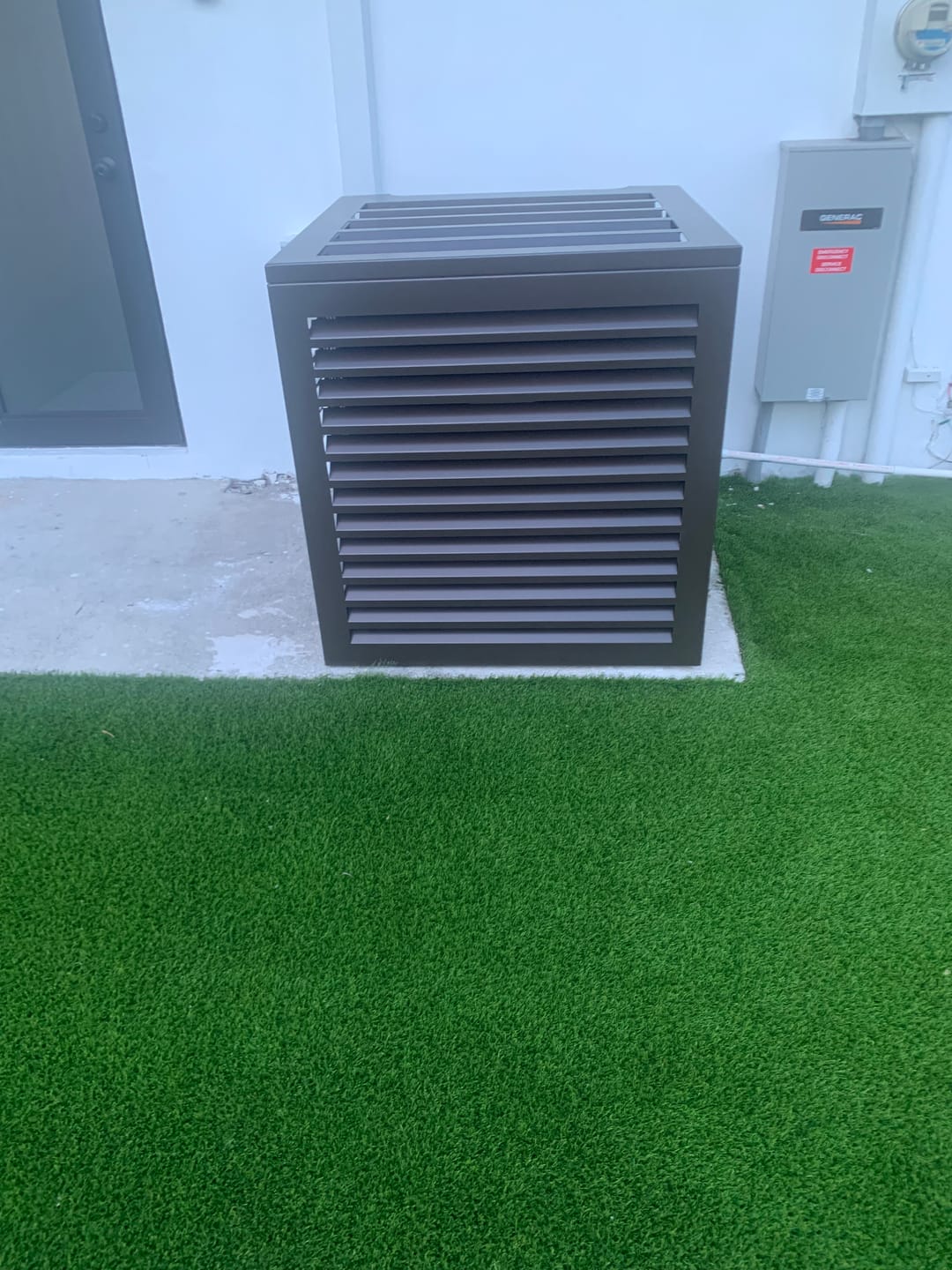 Customer photo review of Central AC Cover - Bronze