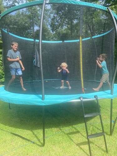 Customer photo review of Kangaroo Hoppers 10FT/12FT Weld-less Trampoline
