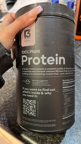 Customer photo review of 100% Plant Protein