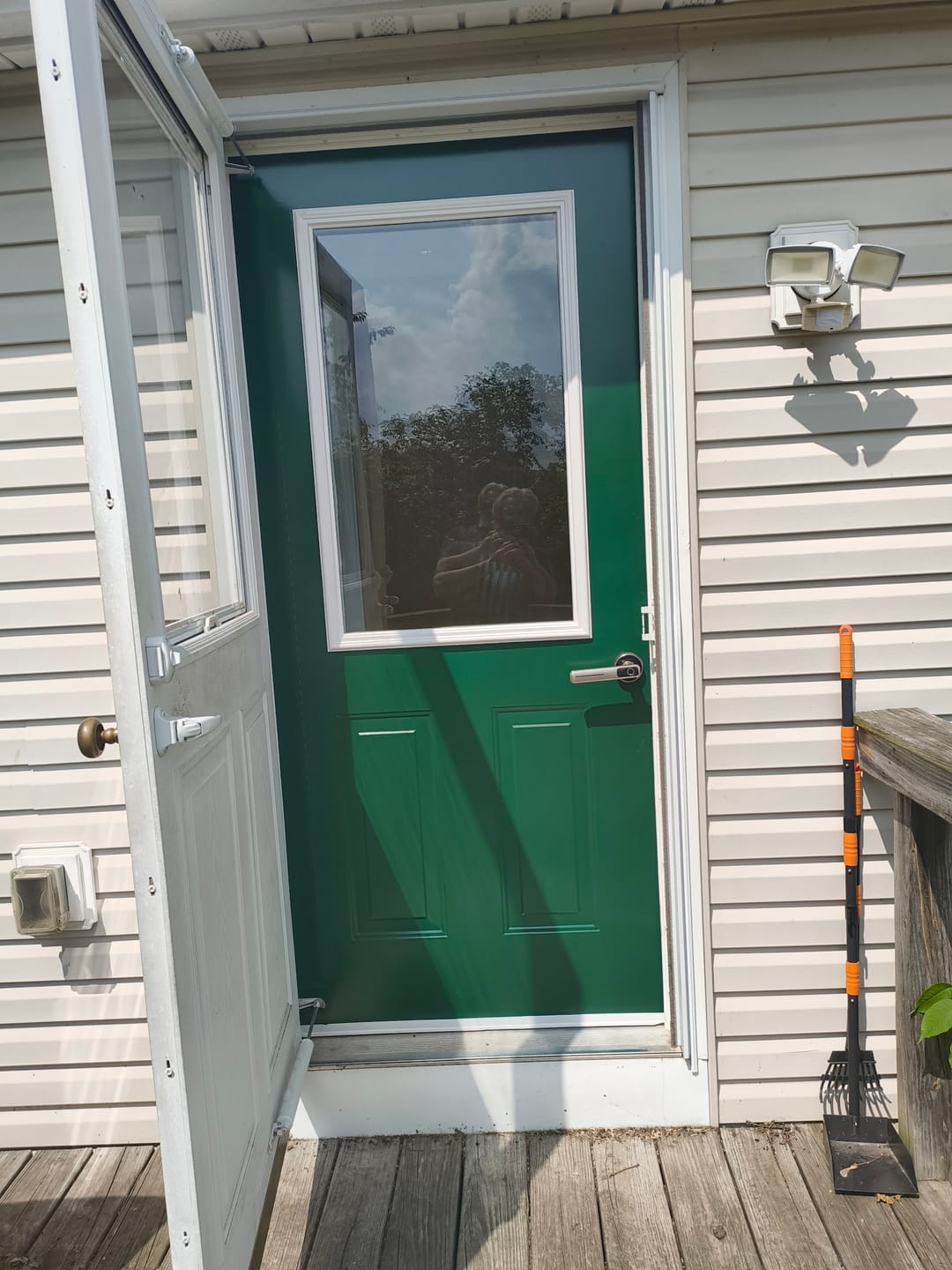 Customer photo review of Clear 1 Lite Glass and Frame Kit (Half Lite)