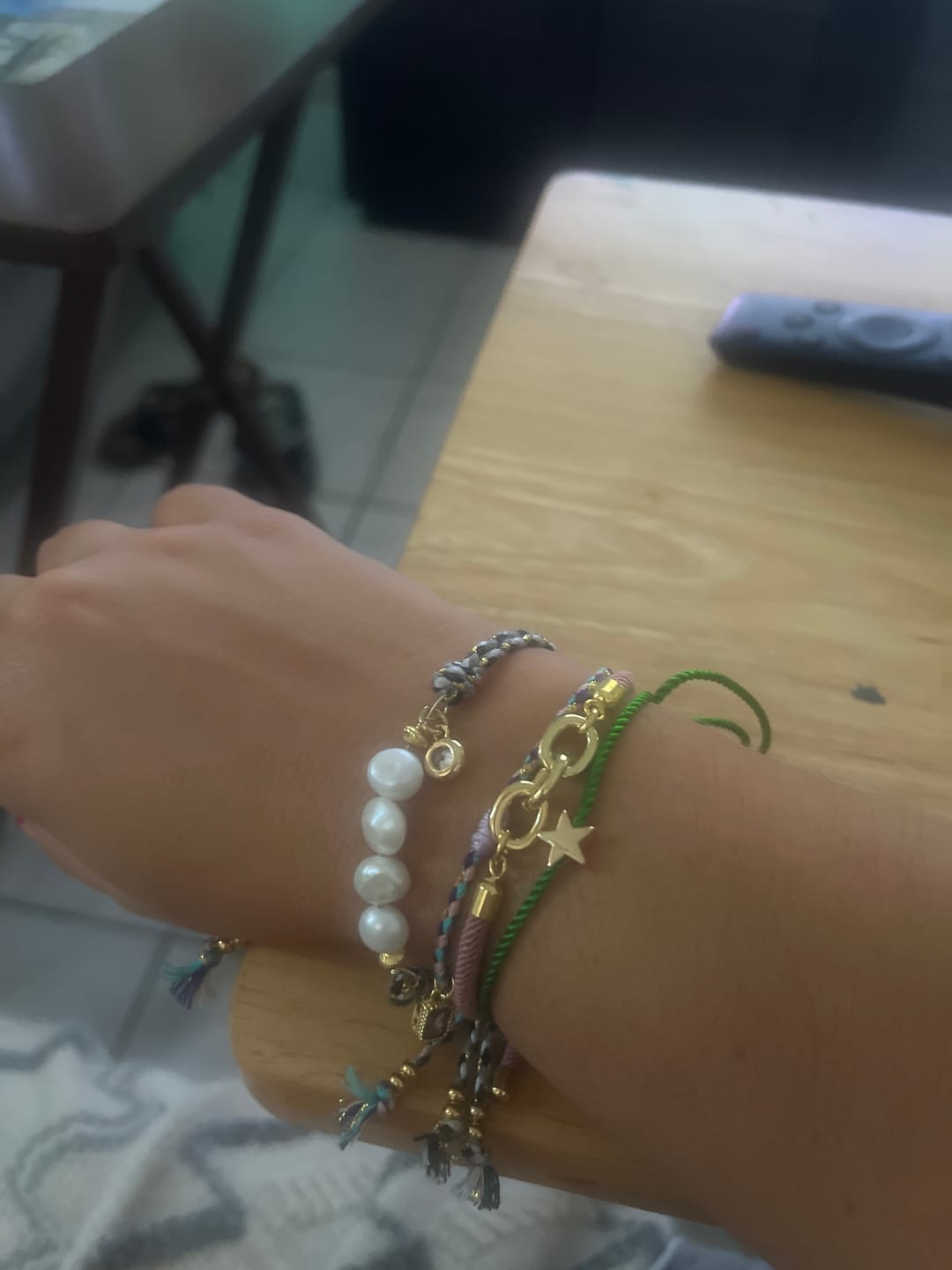 Customer photo review of Set Gypsi Star Bracelets
