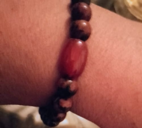 Customer photo review of Pulsera del Zodíaco: Sagitario (8 mm)