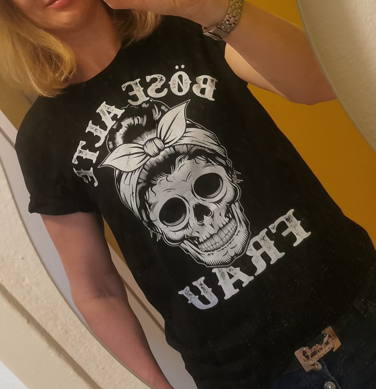 Customer photo review of Böse alte Frau - Damen T-Shirt