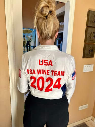 Customer photo review of (Custom Personalised) United States National Cricket Women Casual Shirt Team USA Cricket White LT8