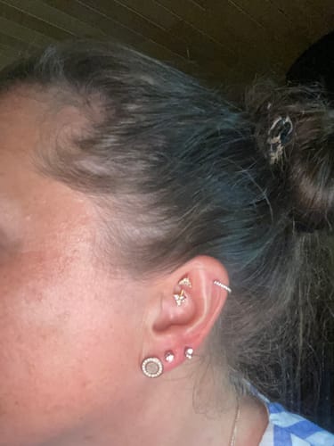 Customer photo review of Hi-Life Lilly Rook Piercing