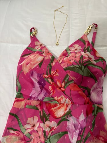 Customer photo review of Heart of Gold Necklace