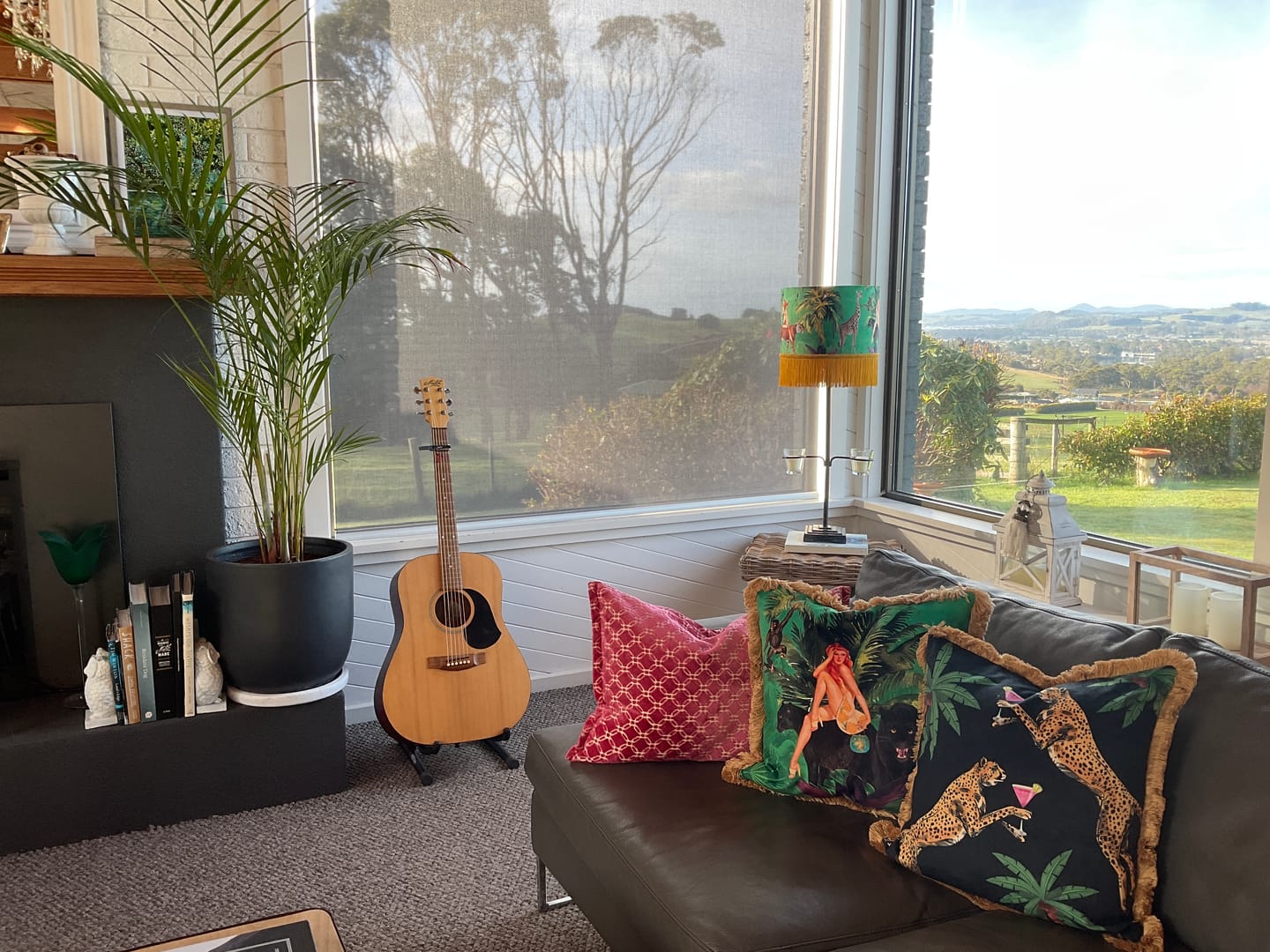 Customer photo review of Cocktail Leopards Cushion