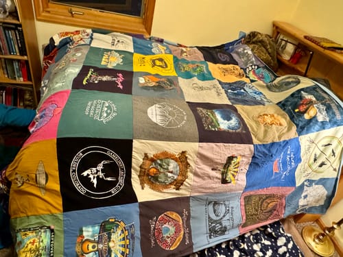 Customer photo review of Classic T-Shirt Blanket
