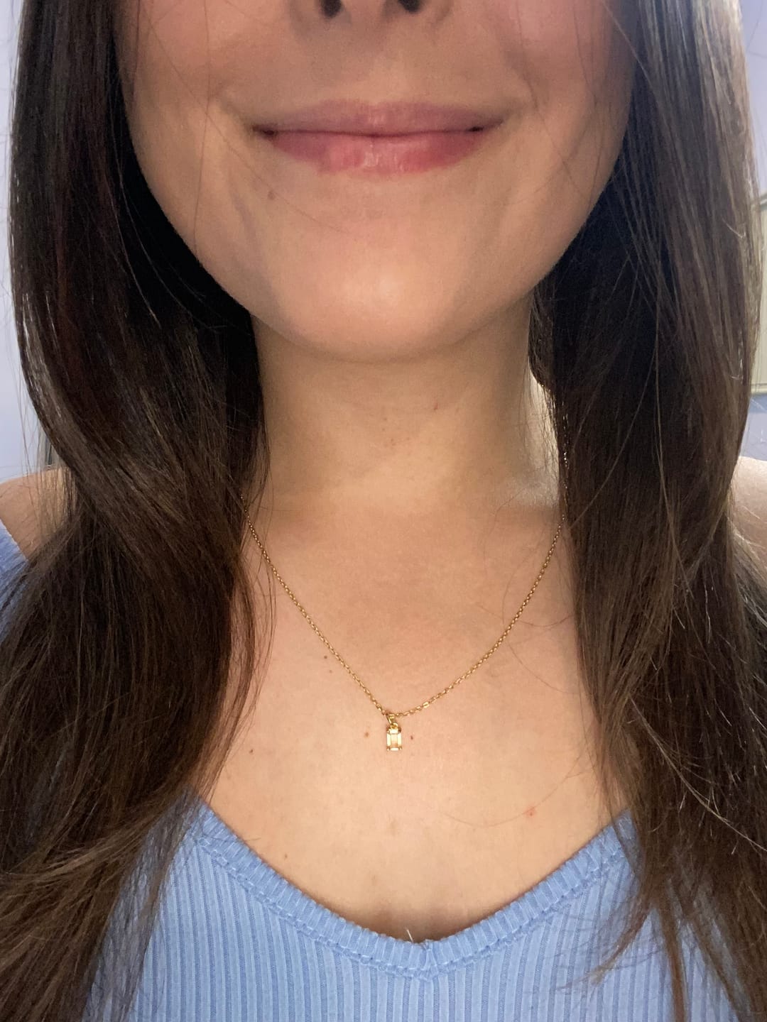 Customer photo review of Citrine Necklace