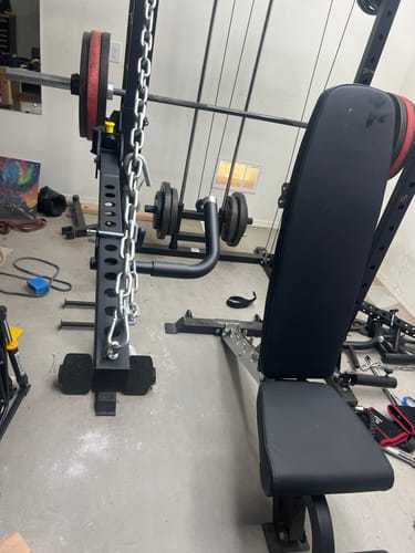 Customer photo review of Major Fitness Lever Arms