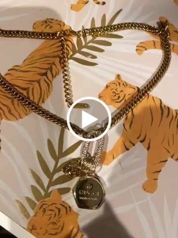Customer video review of Tiger Charm Necklace