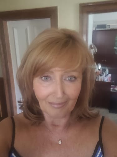 Customer photo review of 14" Clip In Bouncy HD Fibre Hair Piece