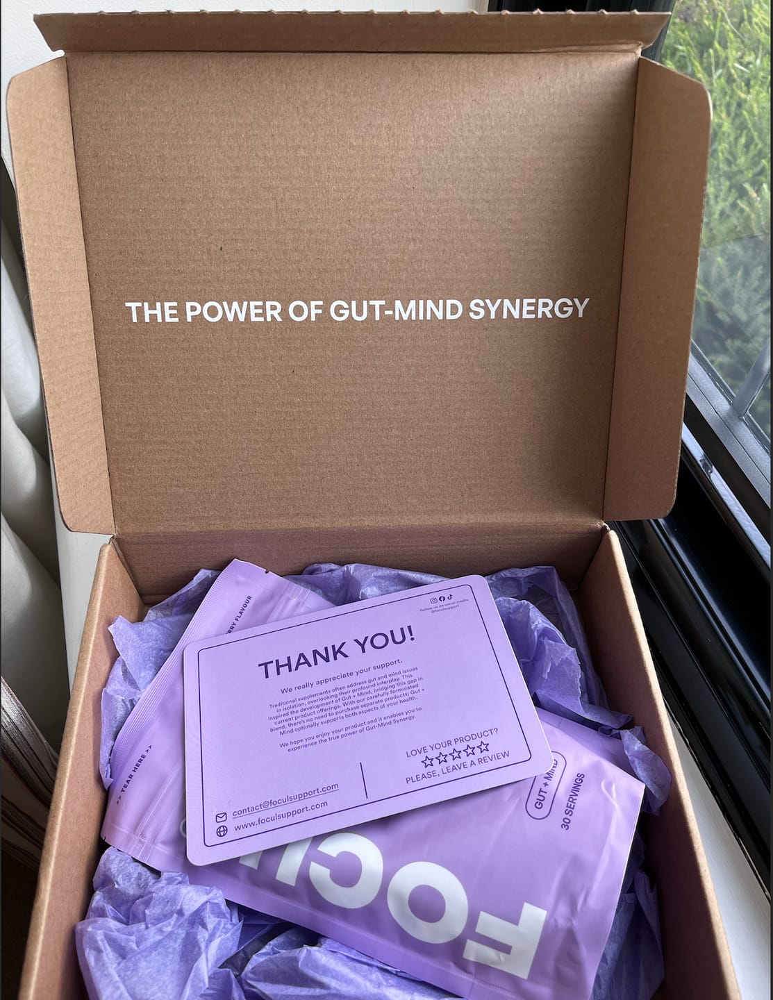 Customer photo review of Gut + Mind