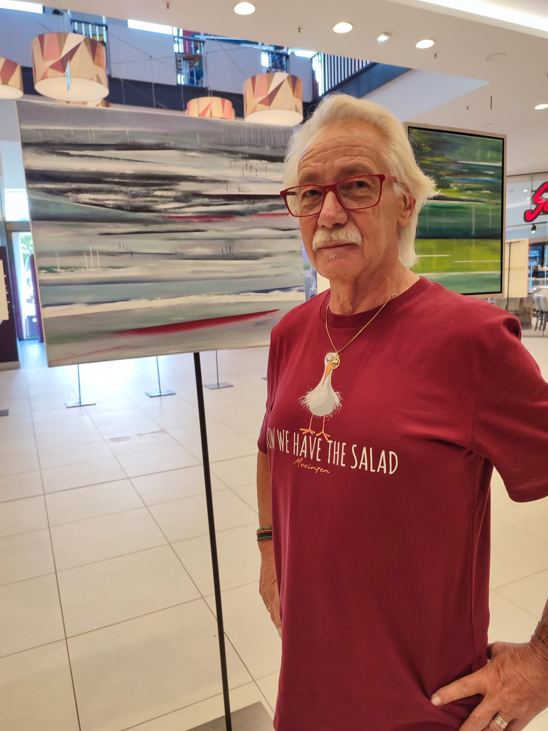 Customer photo review of Früher war alles besser! · Herren Premium Bio T-Shirt